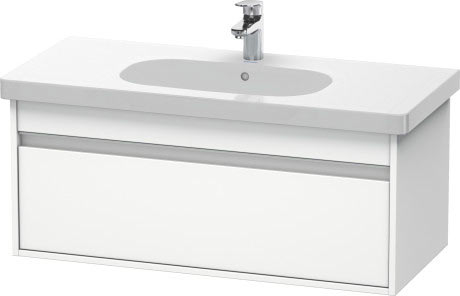 Duravit Ketho Unterbau 1000 1 Auszug Weiß Hochglanz