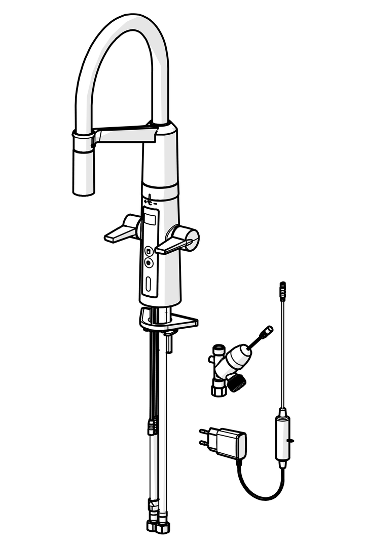 HANSAFIT Semi Professional Küchenarmatur