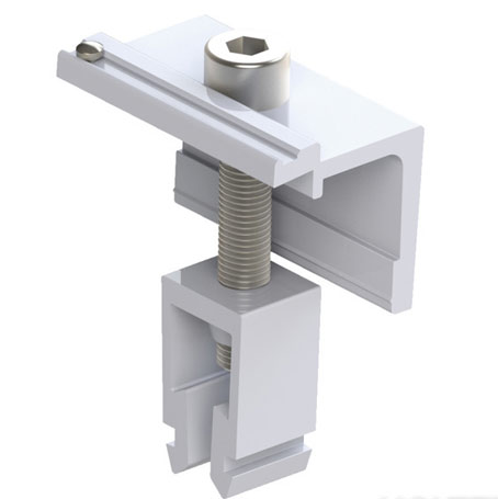 AluFix Abschlussklemme Click 30-42 mm silber 