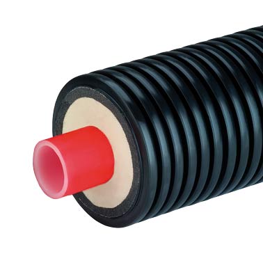 Austropur erdverlegtes Single 40X/3,7 mm Fernwärerohr 