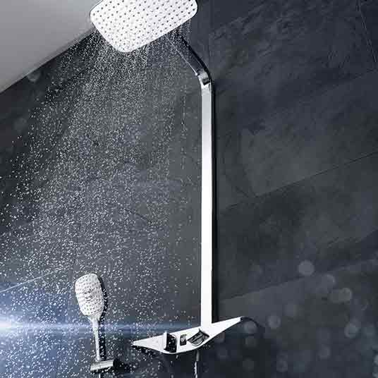 HansaEMOTION Duschsystem mit Thermostat Wellfit