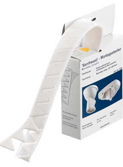 Sanifreund Montagestrifen für Keramiken 