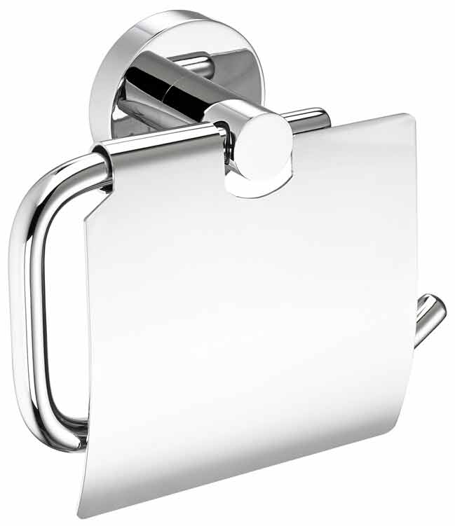 Una Rollenhalter mit Deckel chrom 